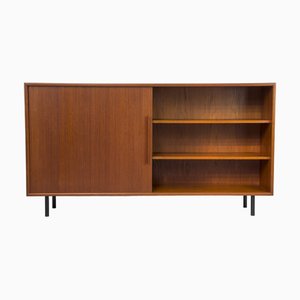 Teak Cabinet with Sliding Door from WK Möbel, 1960s