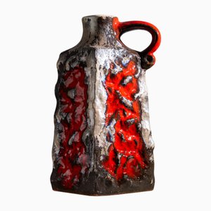 Vintage Fat Lava Vase by Ü-Keramik, 1960s