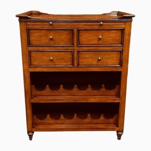 English Cherrywood Wine Cabinet
