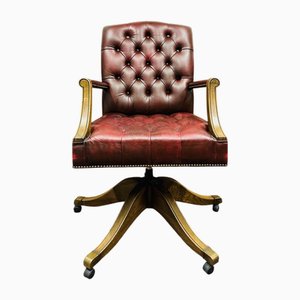 English Chesterfield Desk Chair