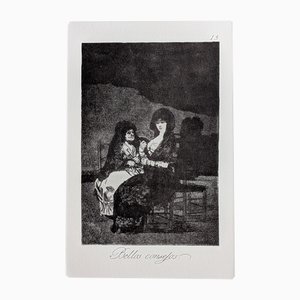 Francisco de Goya, Los Caprichos, Plate 15, Etching