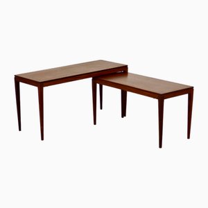 Midcentury Modern Teak Nesting Tables, 1960s, Set of 2