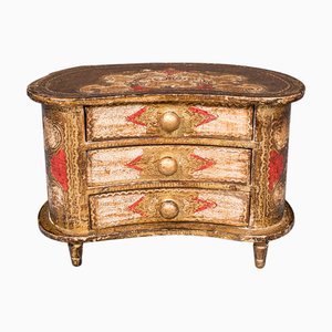 Vintage Italian Florentine Jewellery Box with Drawers, 1960s