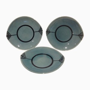 Dish by Lisa Larson for Gustavsberg, 1959, Set of 3