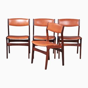 Chaises de Salle à Manger en Palissandre par Nova, Danemark, 1960s, Set de 4