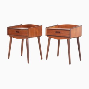 Danish Teak Bedside Tables by Uhrhøj Møbelfabrik, 1960s, Set of 2