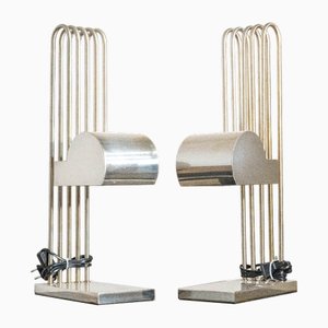 Vintage Bauhaus Lamps by Marcel Breuer, 1920s, Set of 2