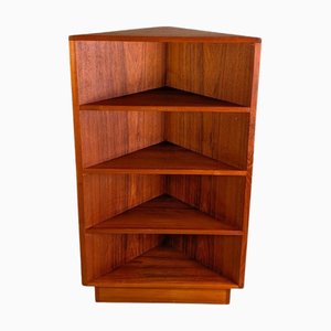 Modernes dänisches Mid-Century Bücherregal aus Teak, 1960
