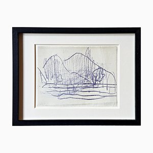 Christian Rohlfs, Lago Maggiore, Drawing, Certificate of Authenticity