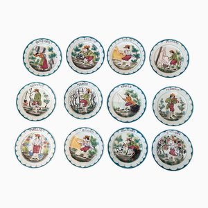 Beliebte Venezianische Teller, 1950, 12 . Set