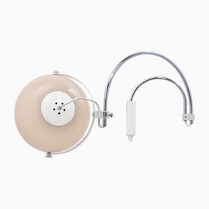 Lampada da parete Arc regolabile in metallo cromato di Guzzini, anni '70