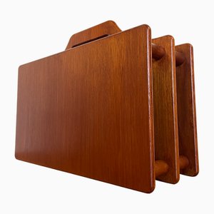 Vintage Danish Magazine Rack in Teak, 1960