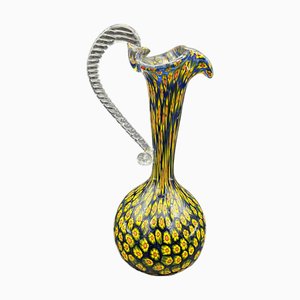 Murano Murrine Glass Vase by Fratelli Toso for Made Murano Glass, 1950s