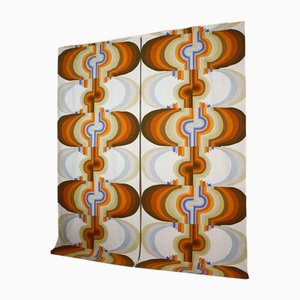 Pannello per tende Omahar vintage di Francisca Reichardt per Knoll International, 1972, set di 2