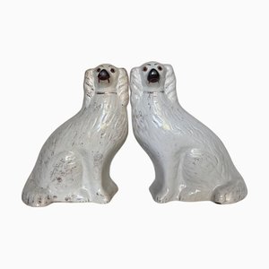 Vintage Danish Porcelain Dogs, 1960s, Set of 2