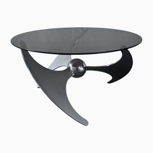 Tavolino da caffè Elica di L. Campanini, anni '70