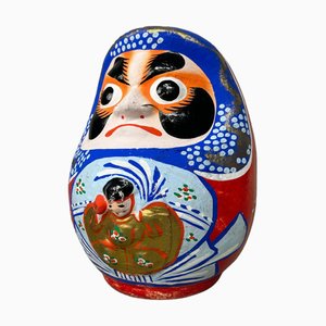 Large Japanese Hand-Painted Daruma, 1970s