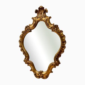 Vintage Rococo Style Gilt Wall Mirror, 1930s