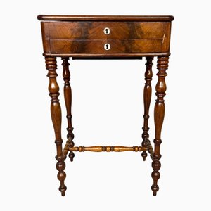 Antique Dutch Sewing Table in Mahogany, 1880s