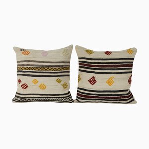 Federe Kilim vintage in canapa, Turchia, set di 2