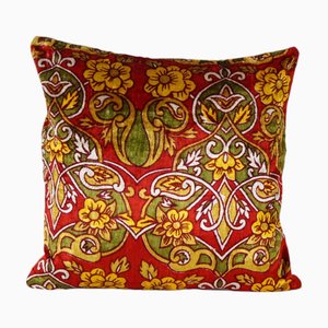 Yellow Velvet Cushion Cover
