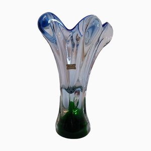 Mid-Century Modern Glass Vase from Egermann Glass