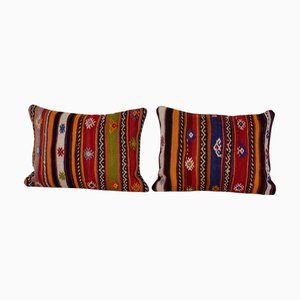 Federe Kilim lombari in lana, Turchia, set di 2