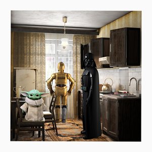 Mr Strange, Galactic Reunion, 2021, Stampa su tela