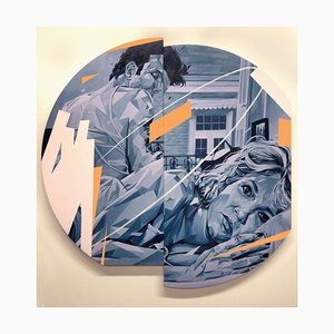 Ian Shults, Dr. Goodbye Waves Hello, Oil & Acrylic Painting, 2024