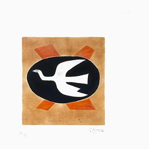 Georges Braque, The Firebird (Bird XIII), 1958, Etching
