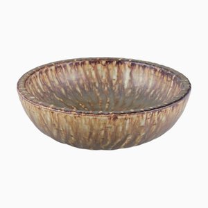 Scodella vintage in ceramica smaltata di betulla di Gunnar Nylund per Rörstrand