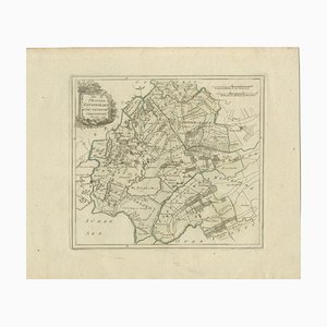 Antike Karte von Zevenwolden in Friesland von Von Reilly, 1791