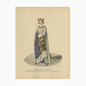 After Louis-Marie Lanté, Marie of Hainaut, Duchess of Bourbon, 1900, Engraving