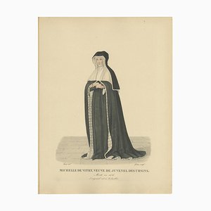 Nach Louis-Marie Lanté, Michelle de Vitry, Witwe of Ursins, 1900, Gravur