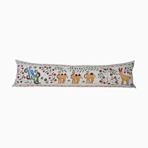 Tashkent Suzani Pictorial Animal Bedding Cushion Cover