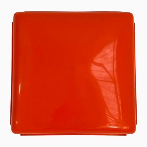 Orange Cnosso Wall Lamp by Angelo Mangiarotti for Artemide, 1960s