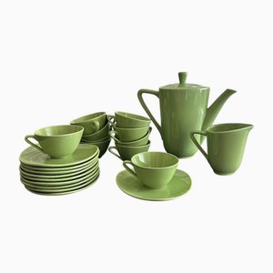 Tea Service from Saint Clément, 1950s, Set of 22