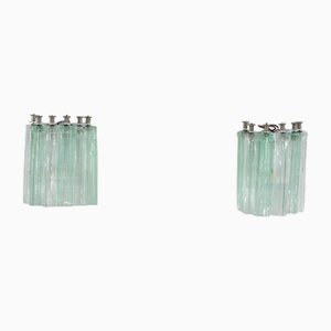 Murano Glass Wall Sconces, 1960s, Set of 2