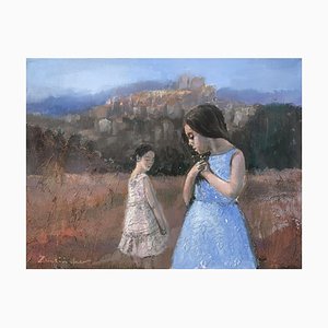 Katarzyna Zwolinska, Reflexiva, Pintura en técnica mixta, 2019