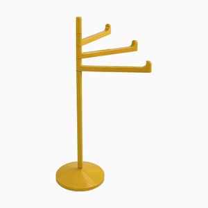 Porta asciugamani giallo di Makio Hasuike per Gedy, anni '70