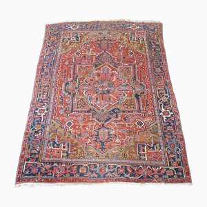 Antique Heriz Karadja Handmade Wool Rug, 1890