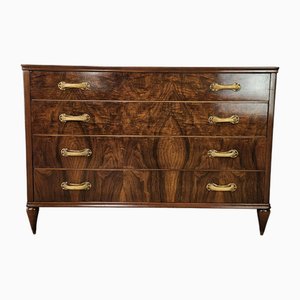 Art Deco Chest of Drawers in Walnut Burl, 1940