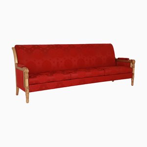 Large Red Empire Sofa, 1990s