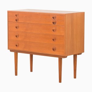 Cajonera danesa vintage de teca de Rud Thygesen and Johnny Sørensen para HG Furniture, años 60