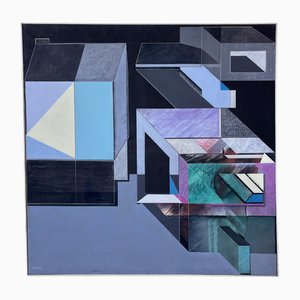 Vito Capone, Composition, 1970s, Acrylic on Canvas