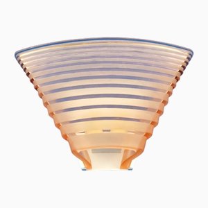 Pergamo Wall Lamp in Pink Satin Glass by Angelo Mangiarotti for Artemide, Italy, 1950s