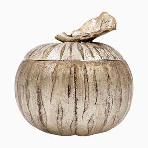 Pumpkin-Shaped Textured Ice Bucket attributed to Mauro Manetti