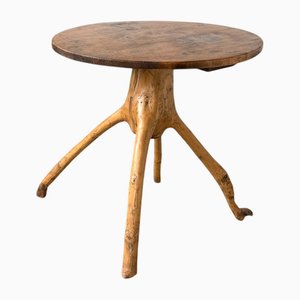 Brutalist Folk Art Table, 1950s