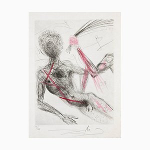 Salvador Dalì, Allée des Verges, 1969, Acquaforte