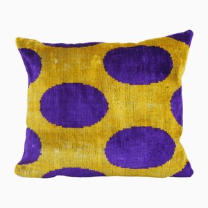 Velvet Ikat Cushion Cover, 2010s